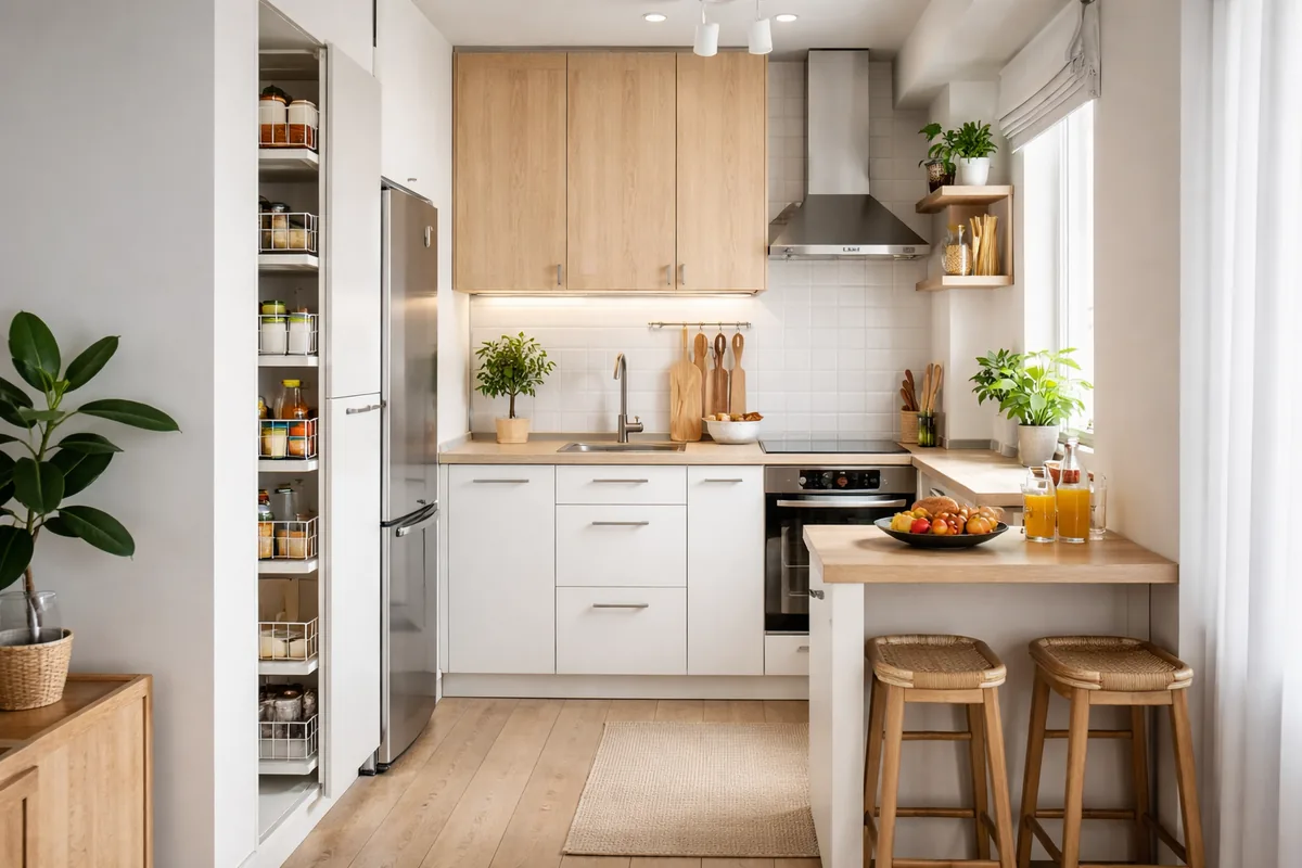 Comment optimiser l'espace dans une petite cuisine lors d'une rénovation